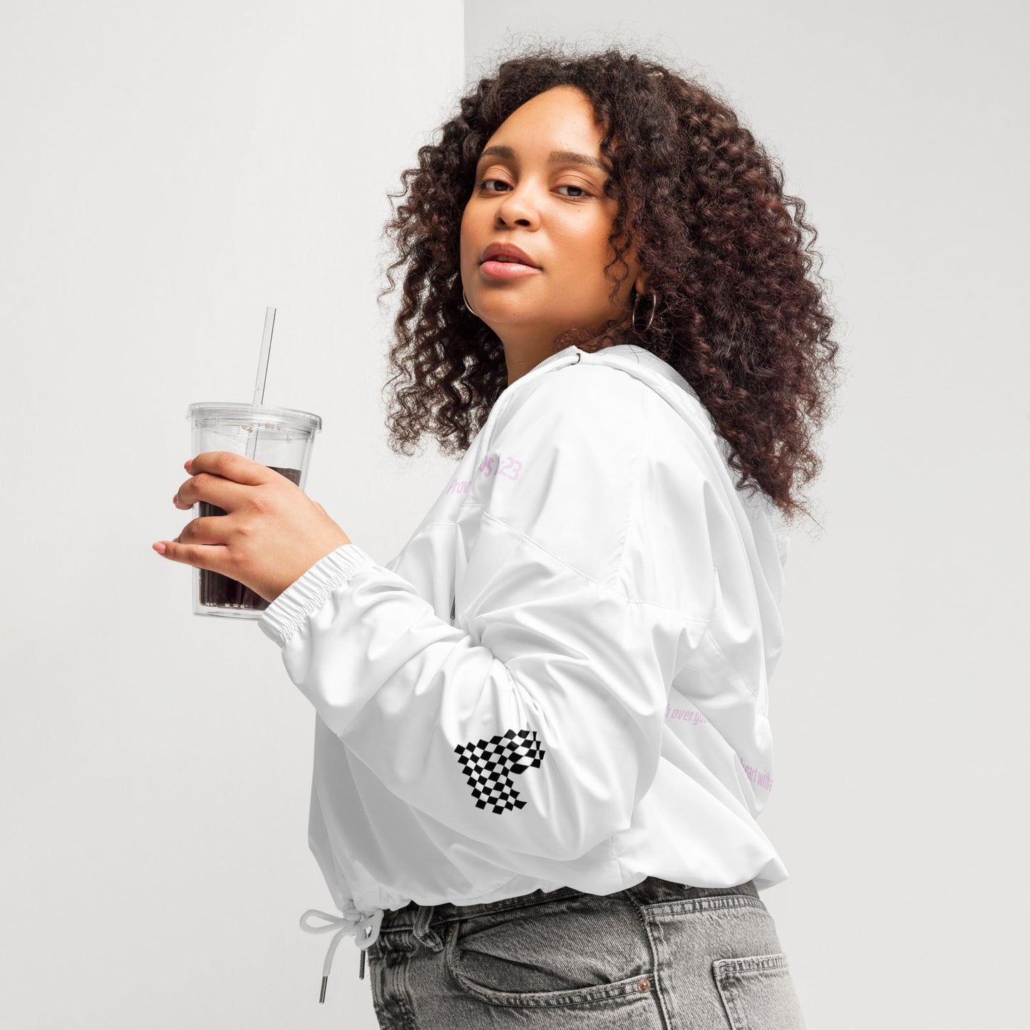 Women’s cropped windbreaker - Princess Armor E6:10Princess Armor E6:10Princess Armor E6:109185785_15800WhiteXS
