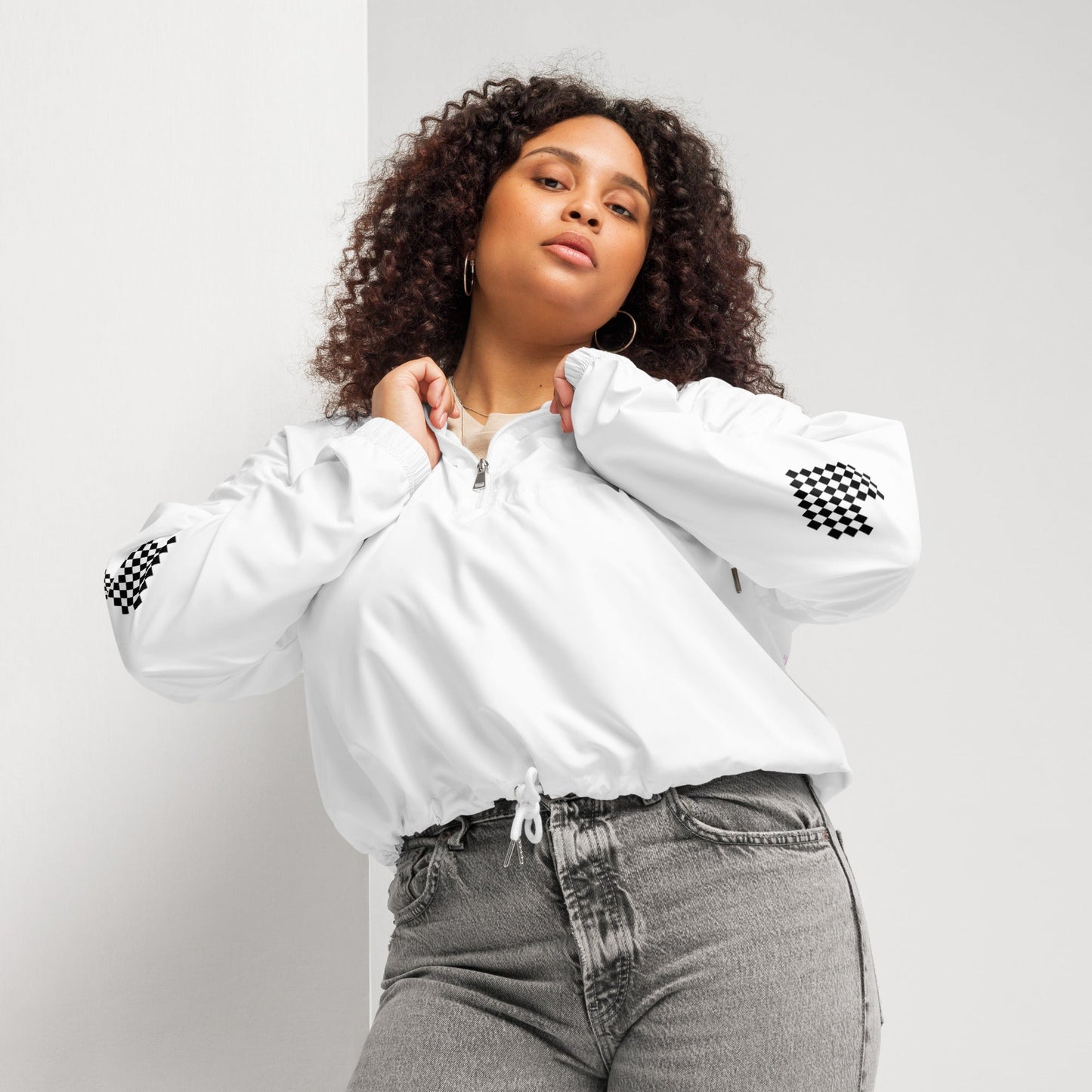 Women’s cropped windbreaker - Princess Armor E6:10Princess Armor E6:10Princess Armor E6:109185785_15800WhiteXS